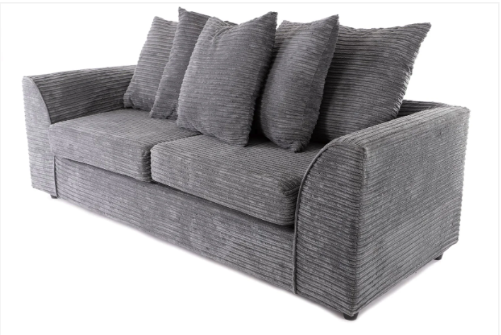 Byron 3 + 2 Seater Sofa Grey Cord