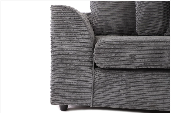 Byron 3 + 2 Seater Sofa Grey Cord