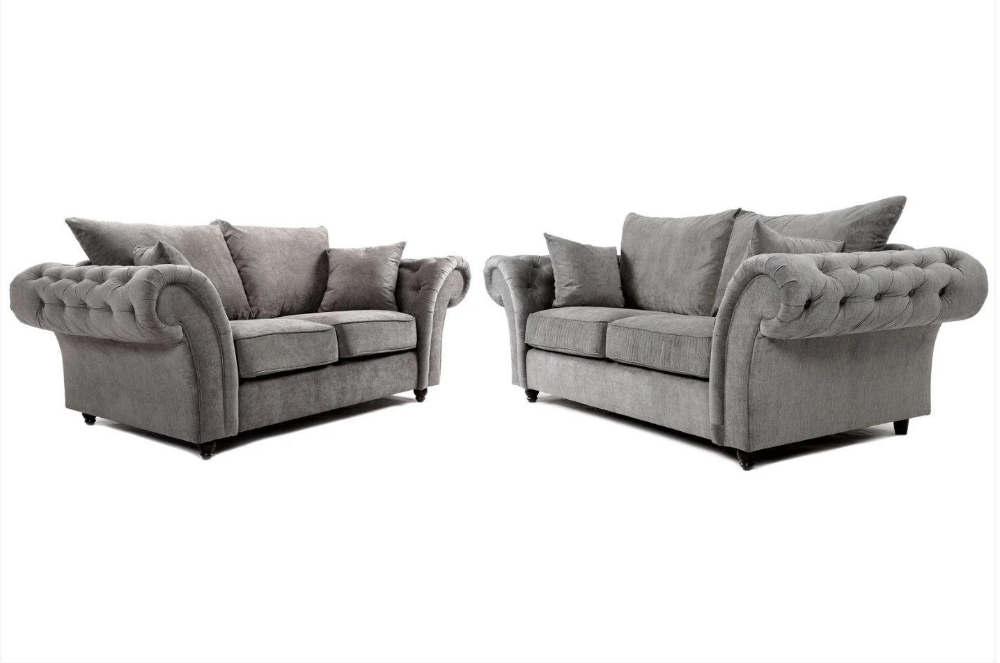 Windsor Full Back 3 + 2 Seater Sofa Grey