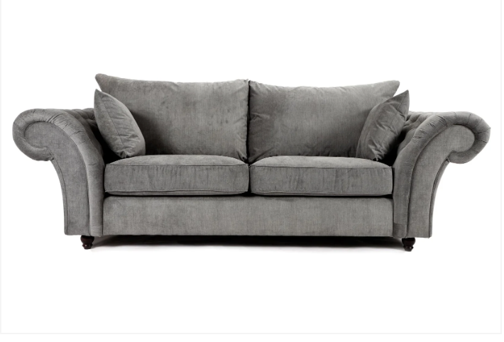 Windsor Full Back 3 + 2 Seater Sofa Grey