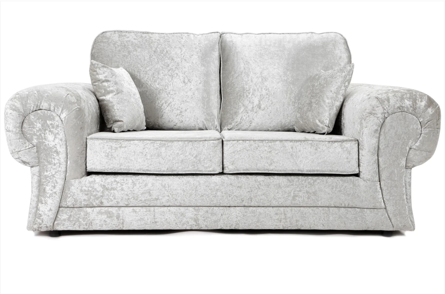 Tangent 2 Seater Sofa Silver Shimmer