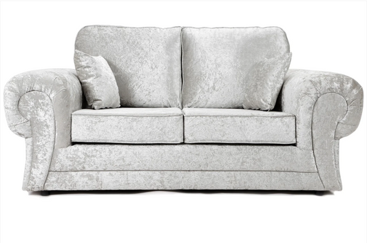 Tangent 2 Seater Sofa Silver Shimmer