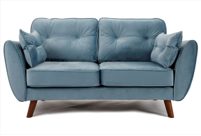 Zinc 3+2 Seater Sofa Set Plush Sky