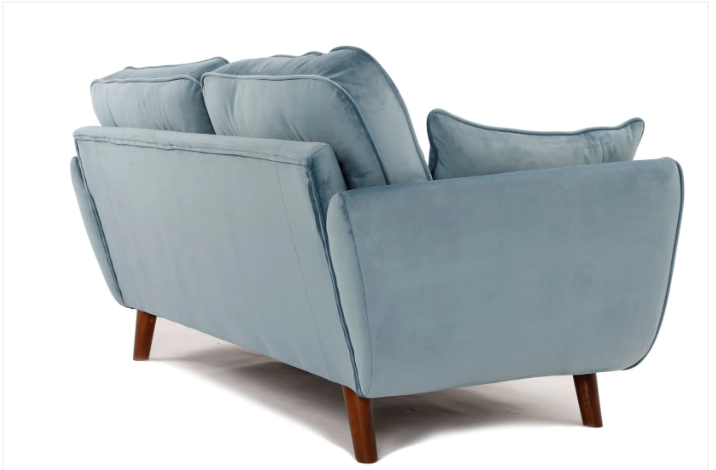 Zinc 3+2 Seater Sofa Set Plush Sky