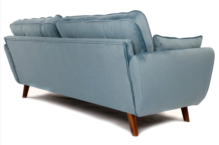Zinc 3+2 Seater Sofa Set Plush Sky