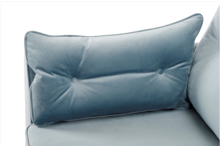 Zinc 3+2 Seater Sofa Set Plush Sky