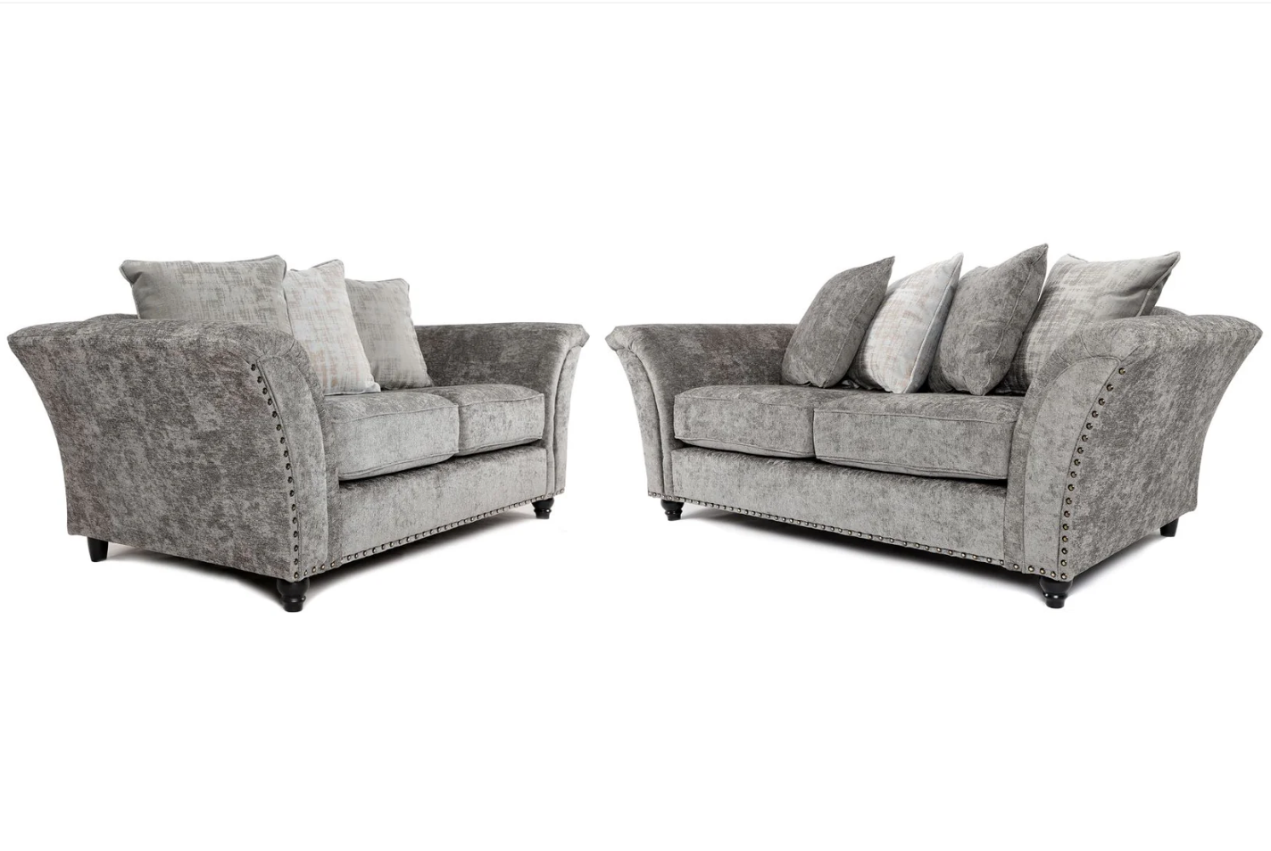 Cambridge Scatter Back 3 + 2 Seater Sofa Set Alaska Platinum