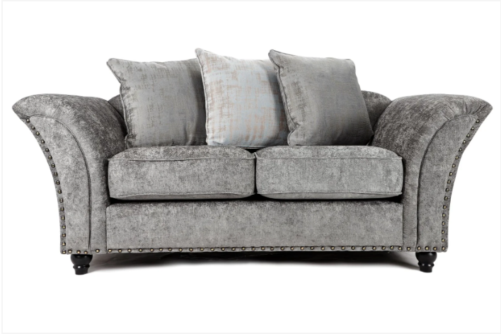 Cambridge Scatter Back 3 + 2 Seater Sofa Set Alaska Platinum
