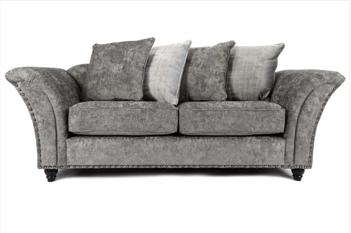 Cambridge Scatter Back 3 + 2 Seater Sofa Set Alaska Platinum