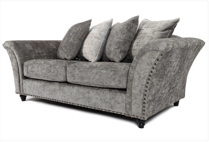 Cambridge Scatter Back 3 + 2 Seater Sofa Set Alaska Platinum
