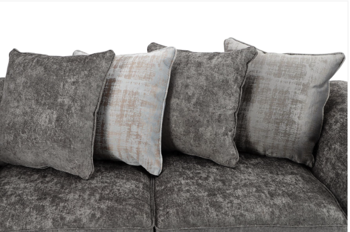 Cambridge Scatter Back 3 + 2 Seater Sofa Set Alaska Platinum