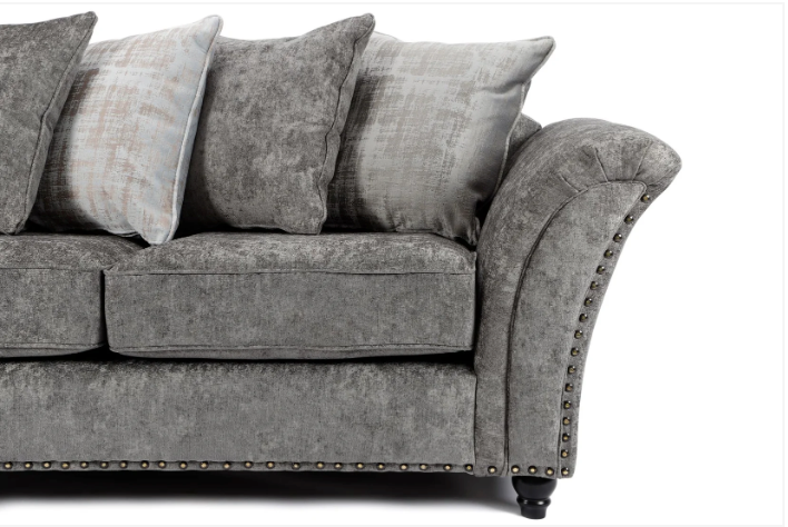 Cambridge Scatter Back 3 + 2 Seater Sofa Set Alaska Platinum