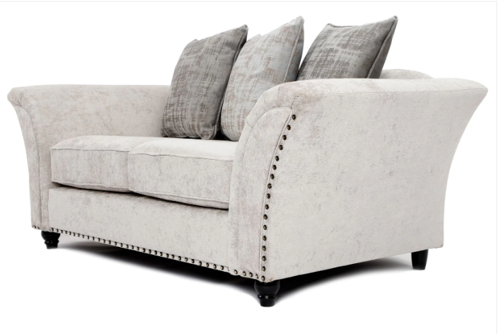 Cambridge Scatter Back 3 + 2 Seater Sofa Set Alaska Silver