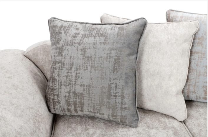 Cambridge Scatter Back 3 + 2 Seater Sofa Set Alaska Silver